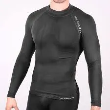 UNDERWEAR SHIRT PERFORMANCE LONG SLEEVE SR BLACK